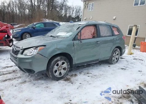 2014 Subaru Forester 2.5I из США, поврежденный, VIN JF2SJAAC4EH473415